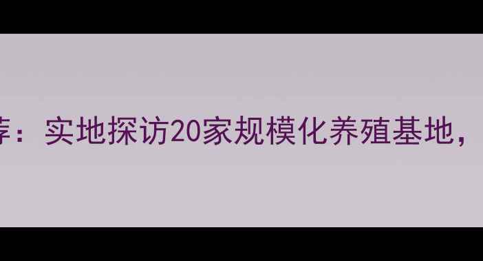 图片 广东老母鸭养殖场推荐：实地探访20家规模化养殖基地，联系方式及选鸭指南1