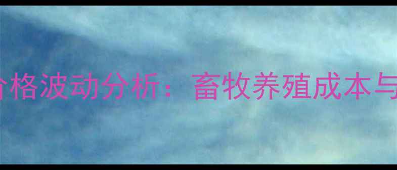 图片 朔州玉米饲料价格波动分析：畜牧养殖成本与市场趋势解读2