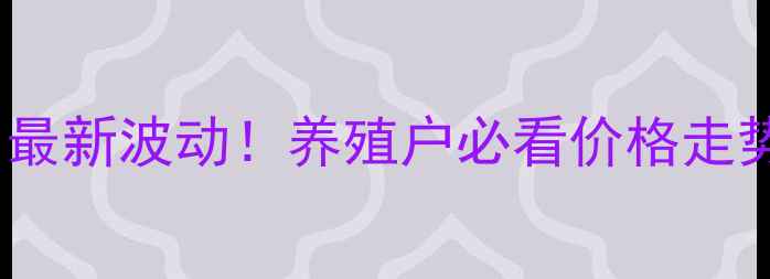 图片 海阳生猪价格14日最新波动！养殖户必看价格走势+市场干货全🐷💥