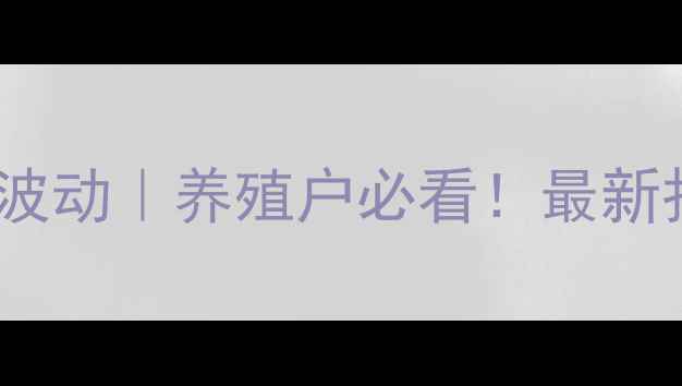 图片 🐷贵州今日生猪价格波动｜养殖户必看！最新报价+市场趋势全公开