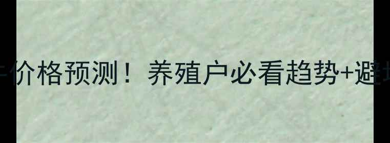 图片 📊肉牛价格预测！养殖户必看趋势+避坑指南