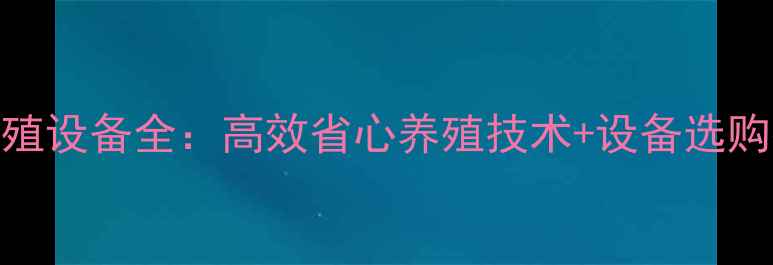 图片 🔥养肉鸡自动养殖设备全：高效省心养殖技术+设备选购指南（附案例）